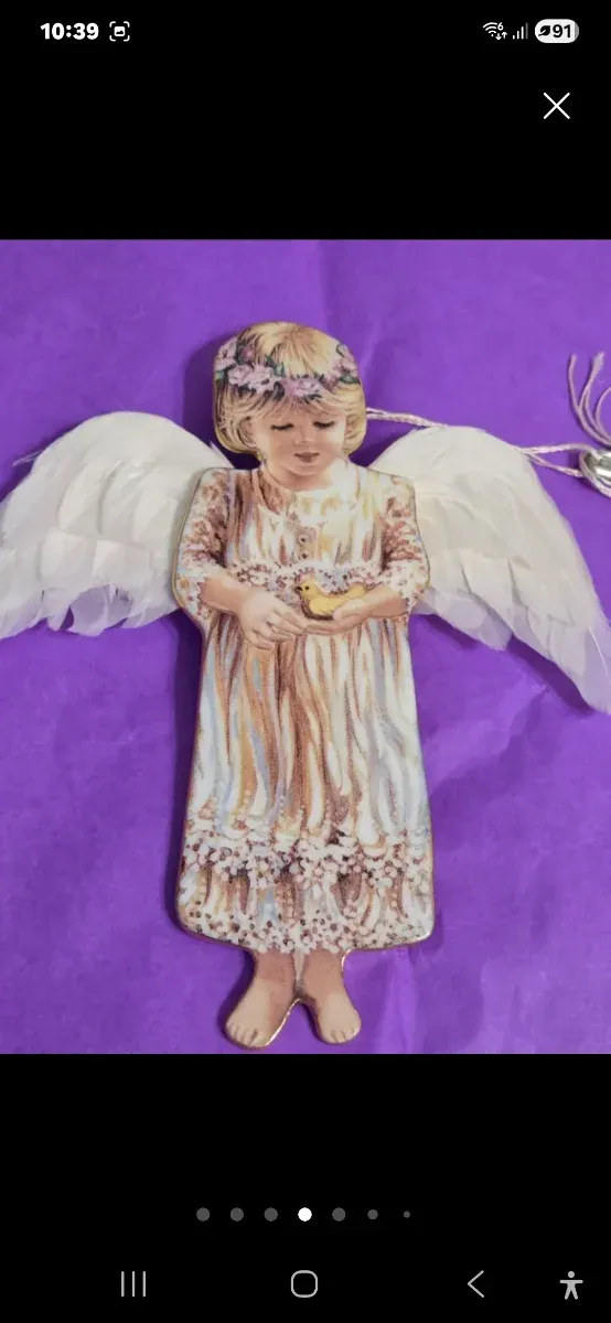 Adorno Navideño, Niña Ángel