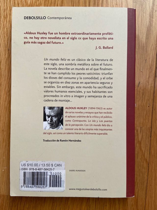 Un mundo feliz / Brave New World (Spanish Edition)