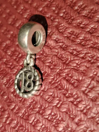Charm Pandora originale 18, argento 925