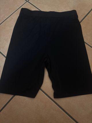 Ciclista Nera con Logo Baby Girl