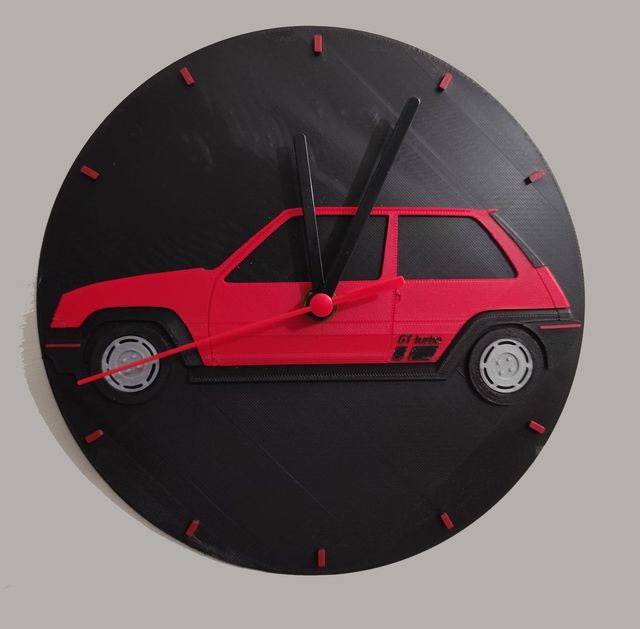 Orologio da parete Renault 5 GT Turbo