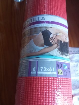 Esterilla Yoga 173x61 cm Roja