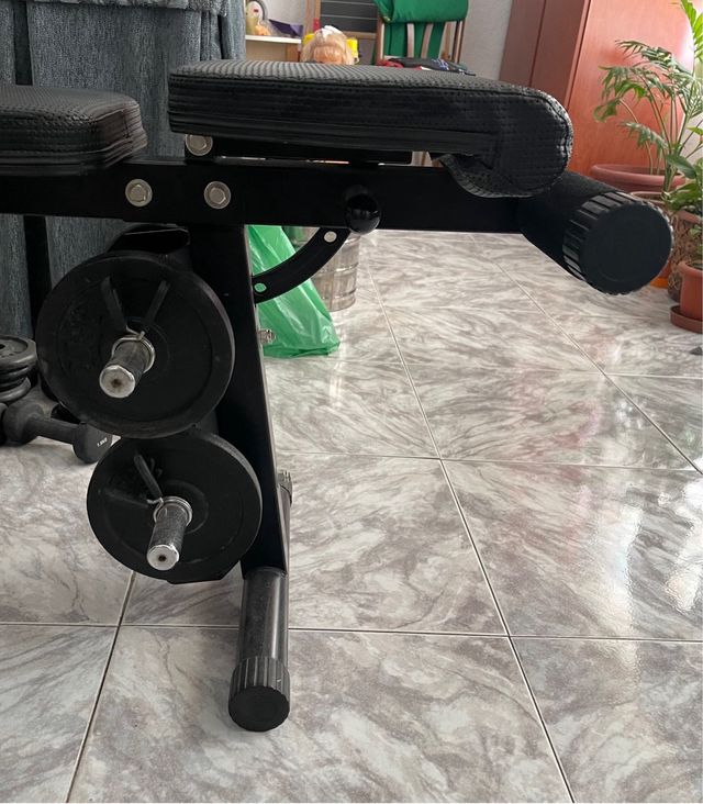 Banco de pesas multifuncional