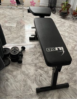 Banco de pesas multifuncional