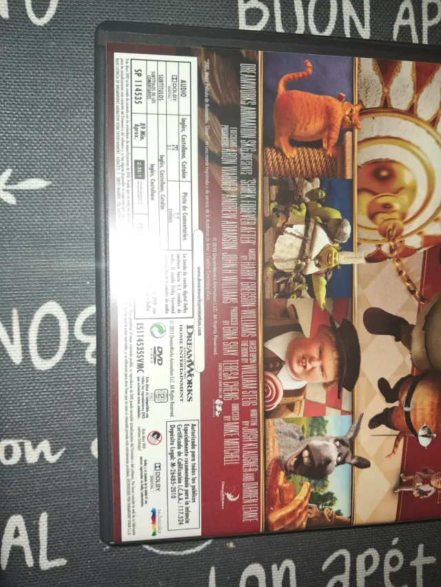 DVD Shrek Felices Para Siempre El Capitulo Final