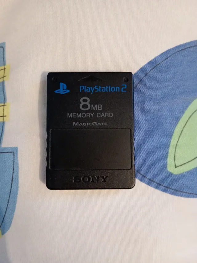 Carta di memoria PS2 8MB Sony Nero
