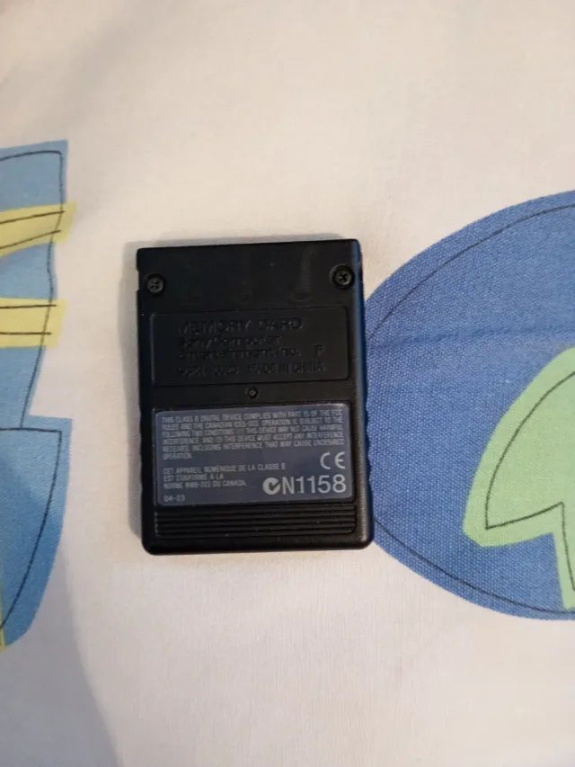 Carta di memoria PS2 8MB Sony Nero