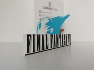 Letrero Final Fantasy VII