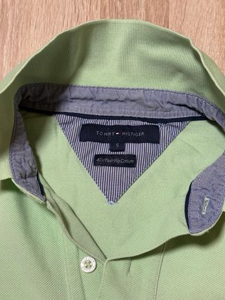 Polo Tommy Hilfiger Verde Claro Talla S