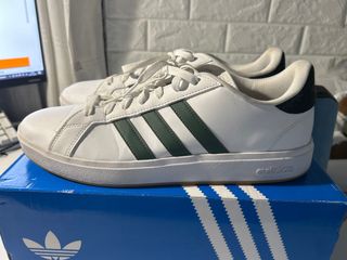 Botines Adidas Hombre Blancos y Verdes