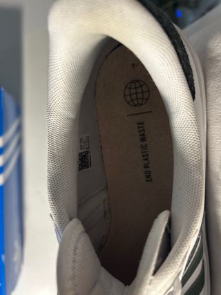 Botines Adidas Hombre Blancos y Verdes