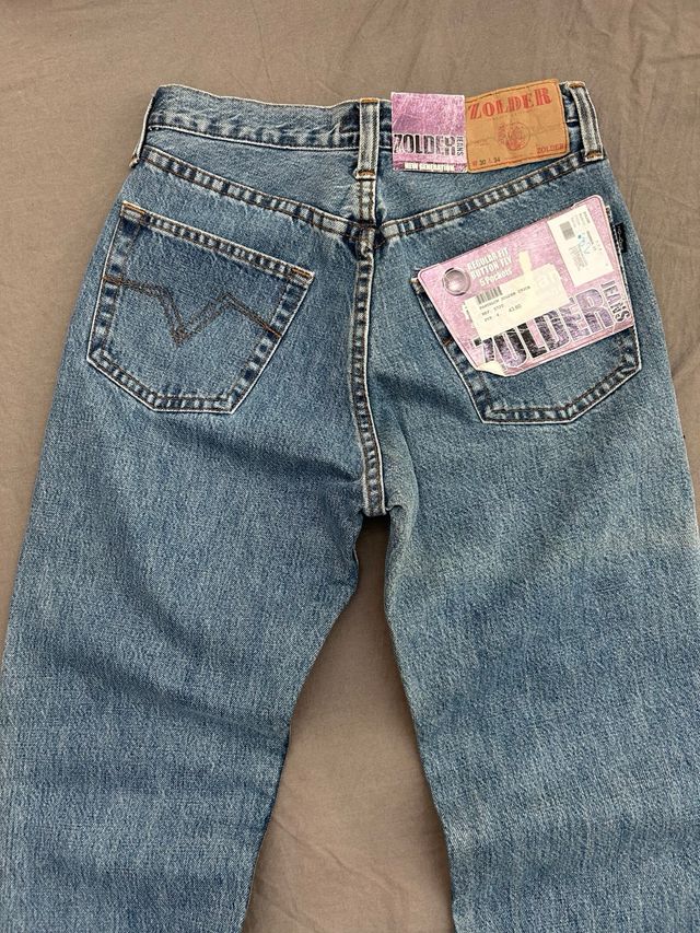 Pantalón Vaquero ZOLDER Azul Nuevo