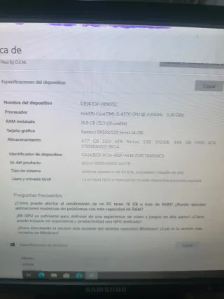 Ordenador Gaming con Luces RGB