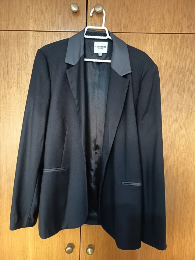 Americana Cortefiel Negra T.46