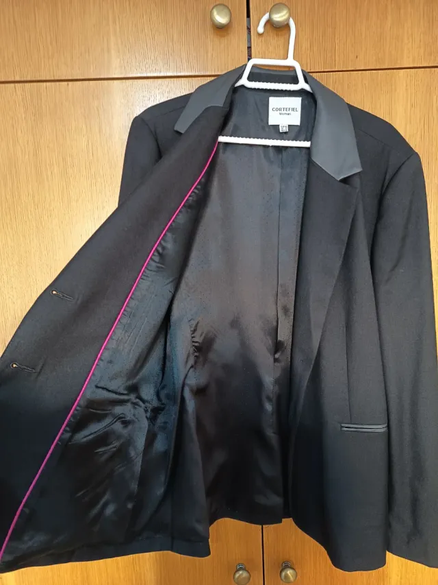 Americana Cortefiel Negra T.46