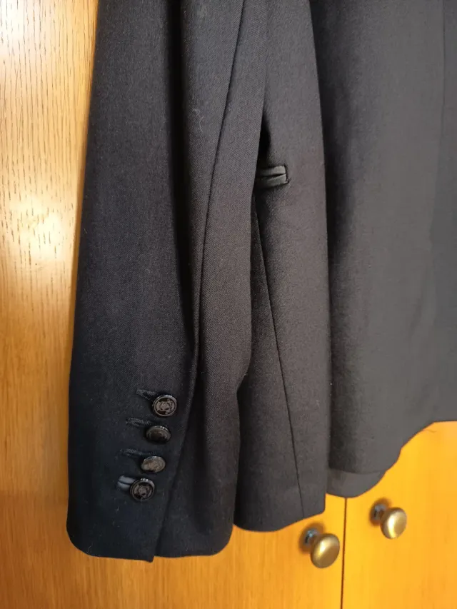 Americana Cortefiel Negra T.46