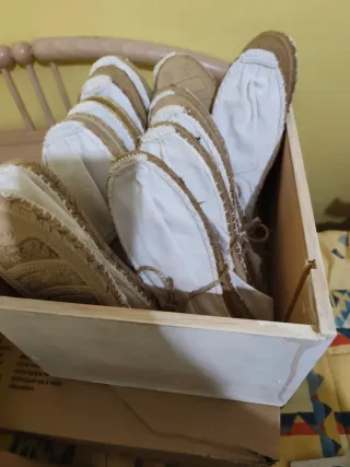 Restos boda: Alpargatas y Chanclas (Tallas Varias)
