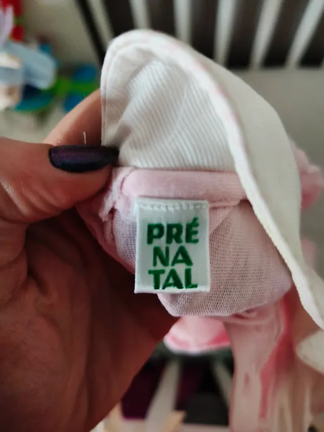 Pijama Bebé Prenatal Rosa Flores 56 cm