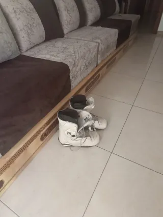 Tabla Snowboard con Fijaciones Fácil Cierre