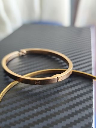 Cartier LOVE Original de Oro Rosa 18k Talla 15