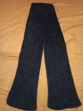 Sciarpa Adidas vintage blu navy e bianca