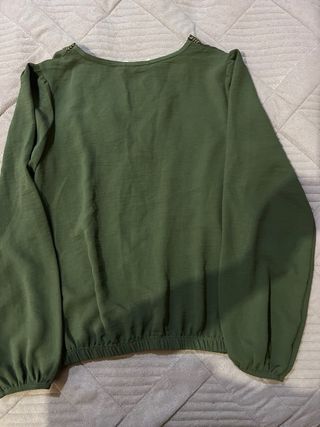 Blusa Cache Cache Talla Única Bordada