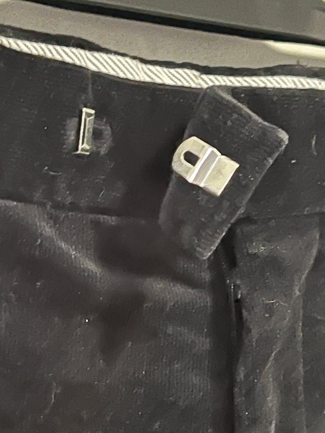 Pantaloni Benetton velluto neri