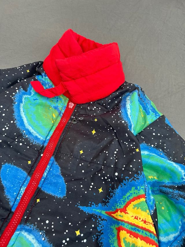 Chaqueta Bomber Reversible Vintage Espacial