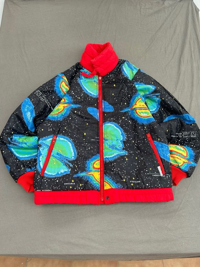 Chaqueta Bomber Reversible Vintage Espacial