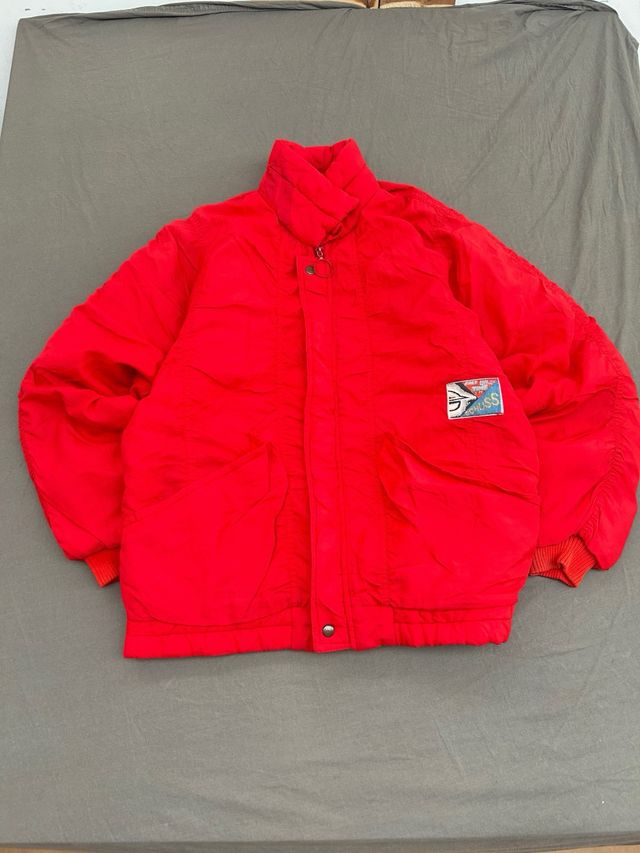 Chaqueta Bomber Reversible Vintage Espacial