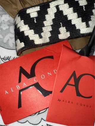 Vestido Alba Conde largo cinturón étnico