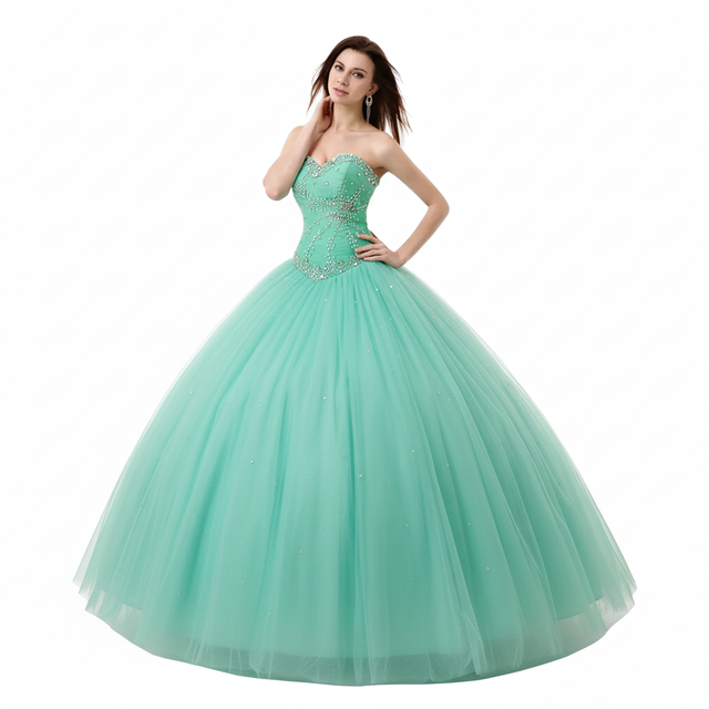 Vestido de Quinceañera Coral