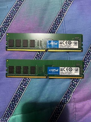 2x 8GB DDR4 Crucial RAM 2133MHz