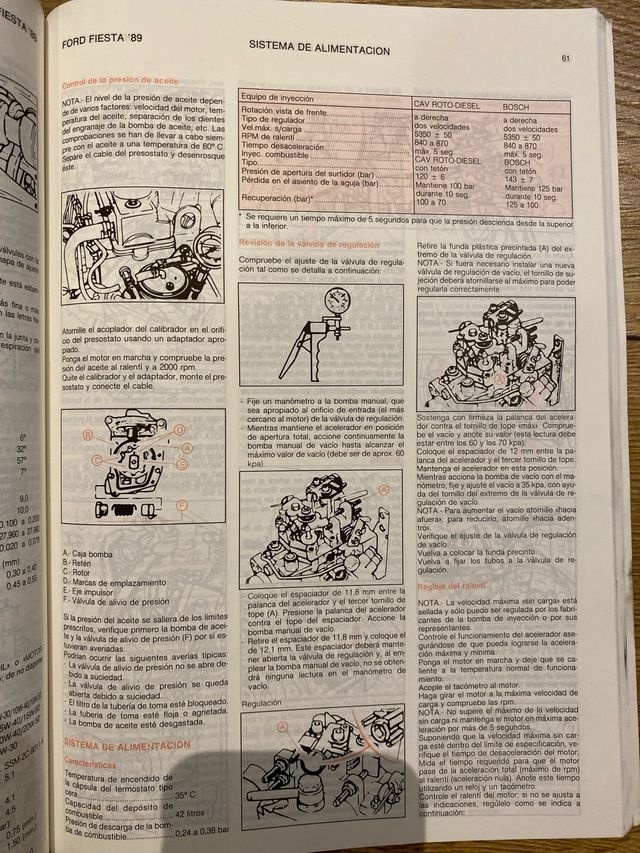 Manual Taller Ford Fiesta '89