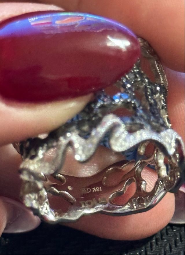 Anillo oro blanco Tous Brillantes