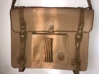 Cartella Trussardi Beige Vintage Anni '80