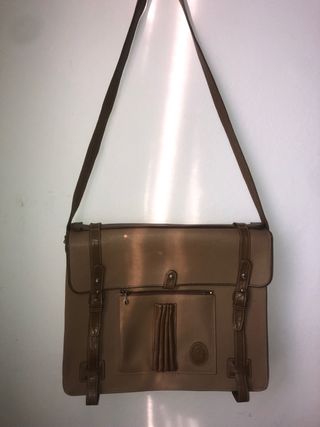 Cartella Trussardi Beige Vintage Anni '80