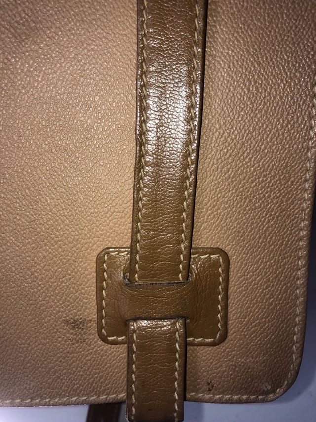 Cartella Trussardi Beige Vintage Anni '80