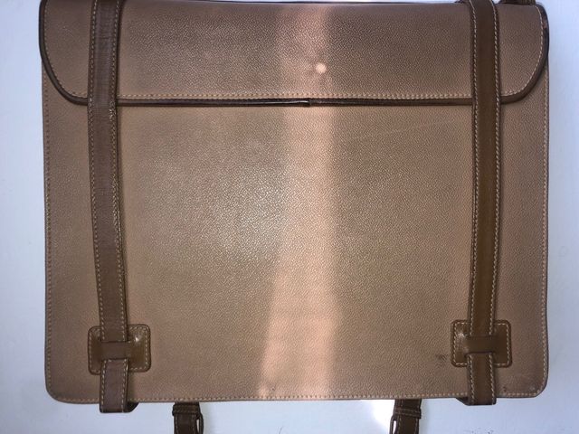 Cartella Trussardi Beige Vintage Anni '80