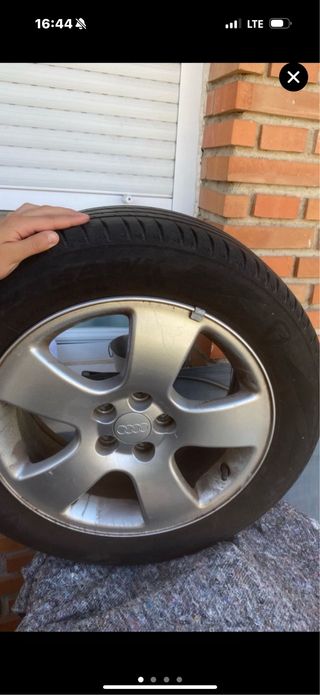 llanta con neumático pilot sport. 16’’