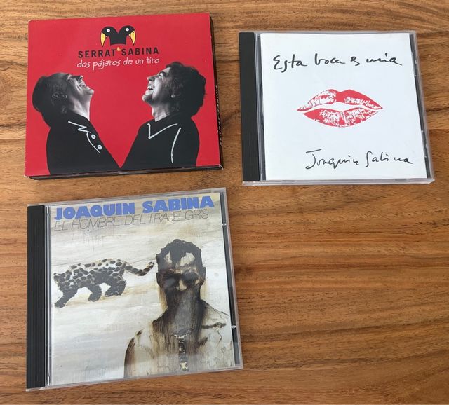 CDs Joaquín Sabina y Serrat