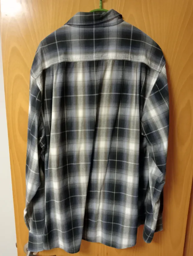 Camisa Ralph Lauren cuadros gris y blanco