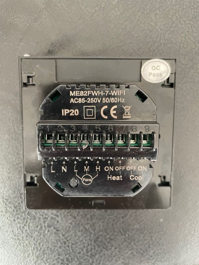 Termostato Inteligente ME82FWH-7-WIFI