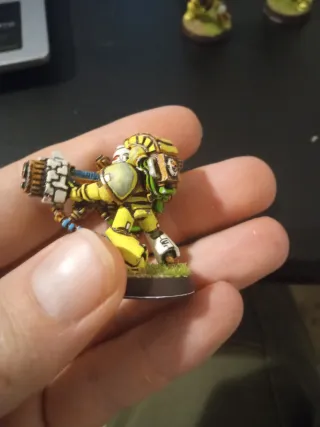 Command squad imperial fist space marine warhammer