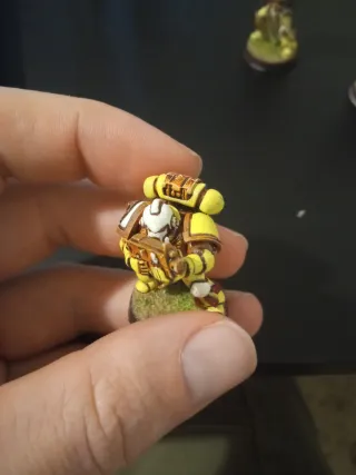 Command squad imperial fist space marine warhammer