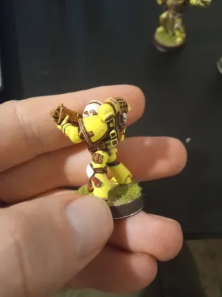 Command squad imperial fist space marine warhammer