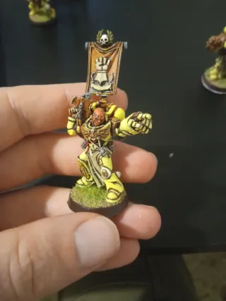 Command squad imperial fist space marine warhammer