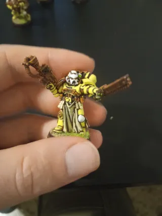 Command squad imperial fist space marine warhammer