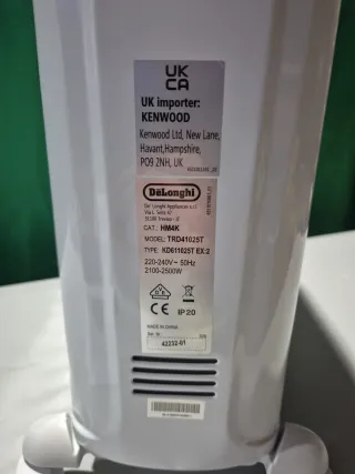 Calentador De'Longhi Dragon TRD41 1025W