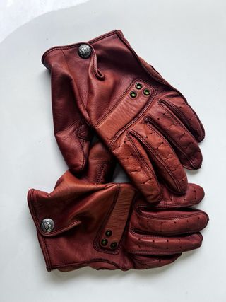 Guantes de moto Fogy Marrón